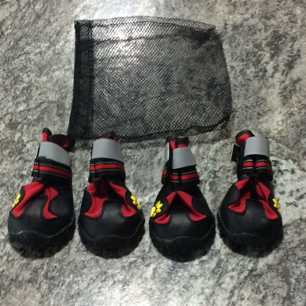 Waterproof Non Slip Dog Boots so 6